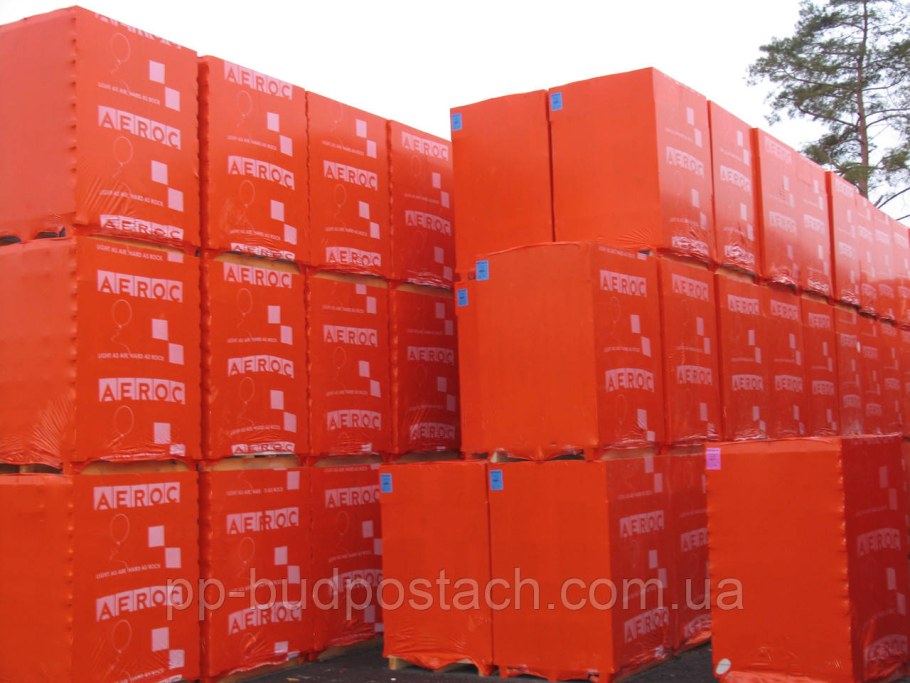 Газобетон ЛСР 400х250х625 мм d500 паллет