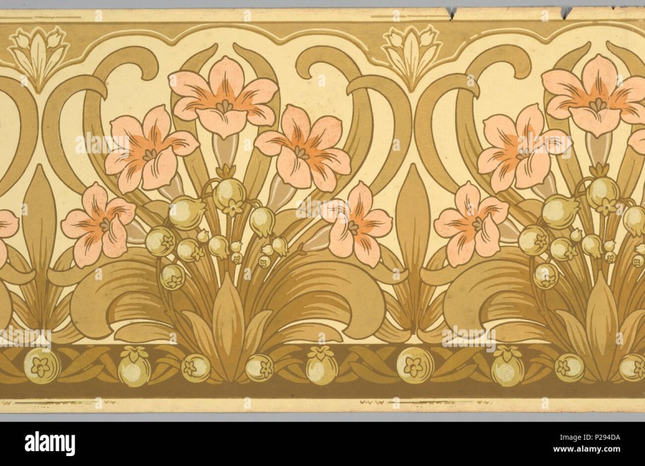 Бордюры в стиле арт нуво