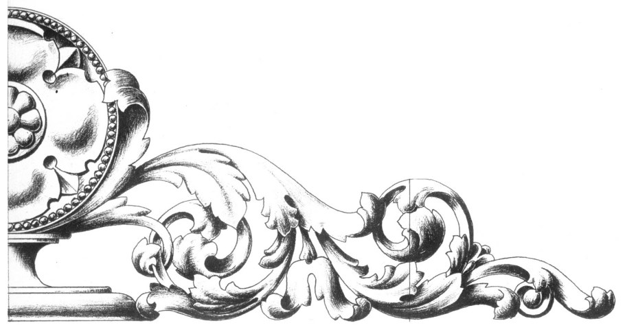 Орнамент эпохи Возрождения акантовый завиток