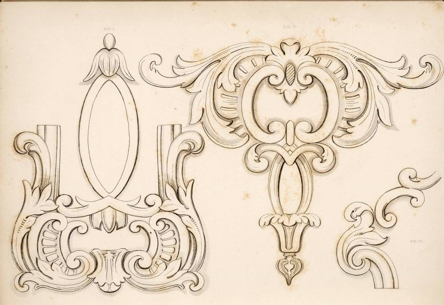 Орнамент рококо Рокайль