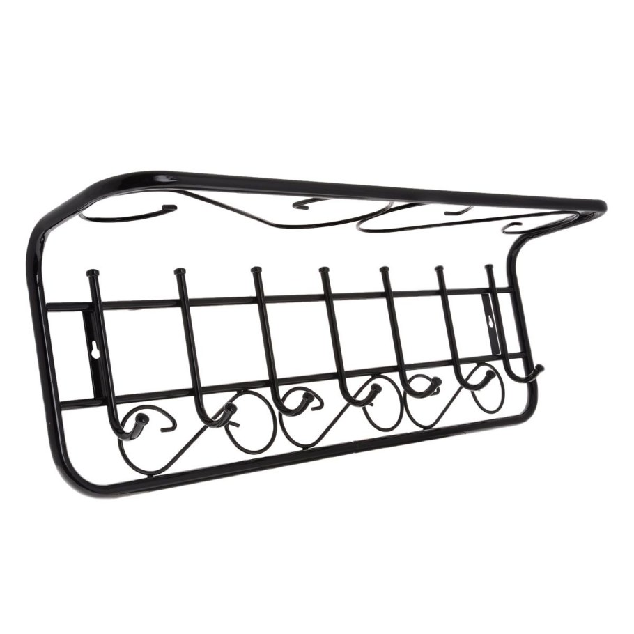 ЗМИ настенная вешалка с полкой