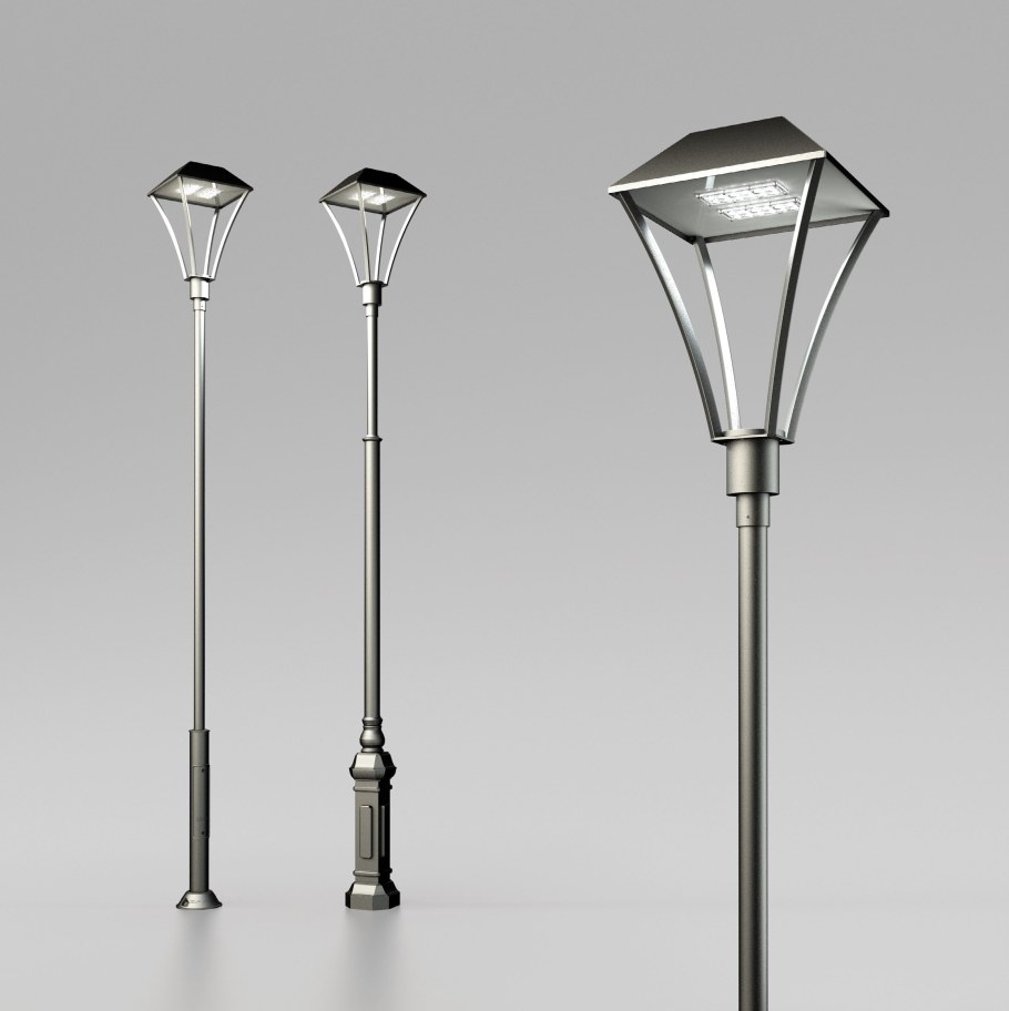 Светильник факел led-40-ШОС/т60 3900/740/ral7040/d/0/gen2 GALAD 13827