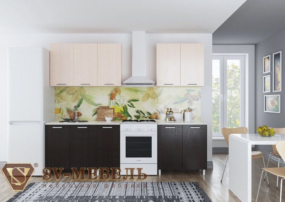 Кухня Розалия дуб сонома