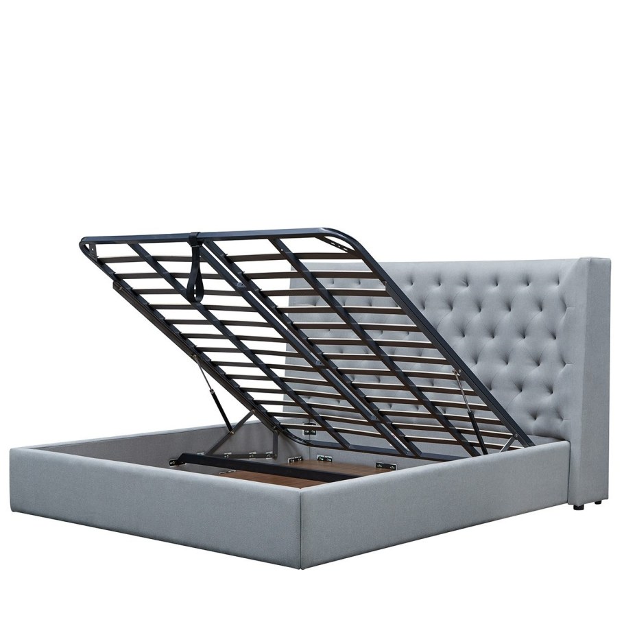 Кровать gc1726 (180-200) серый