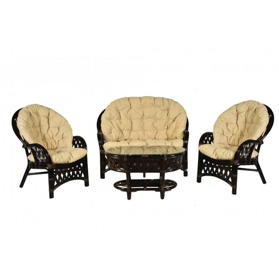 Комплект мебели Рузвельт натуральный ротанг