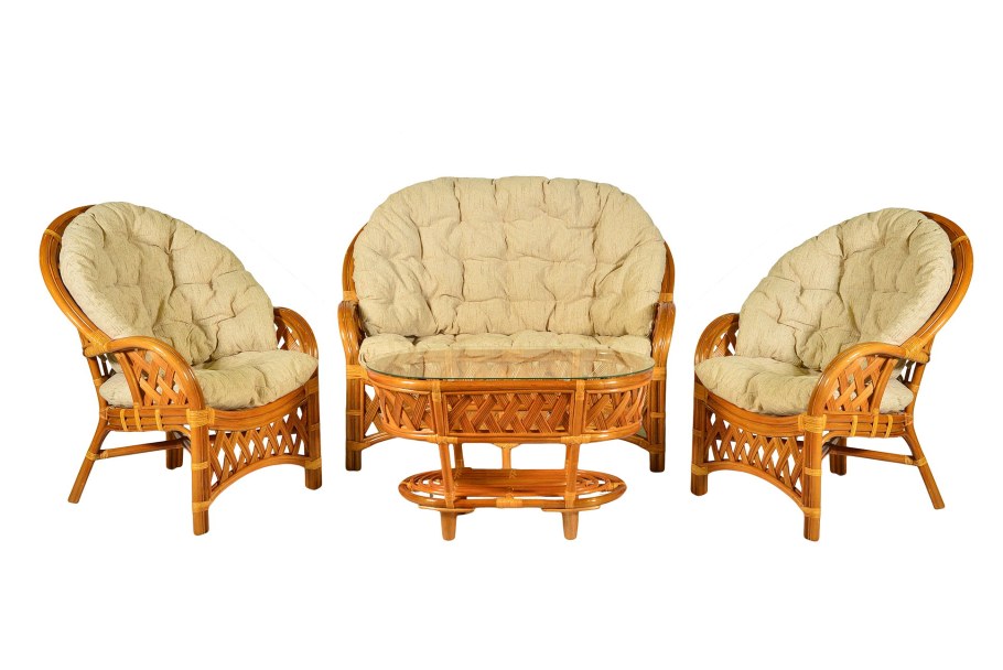 Кресло из ротанга Рузвельт