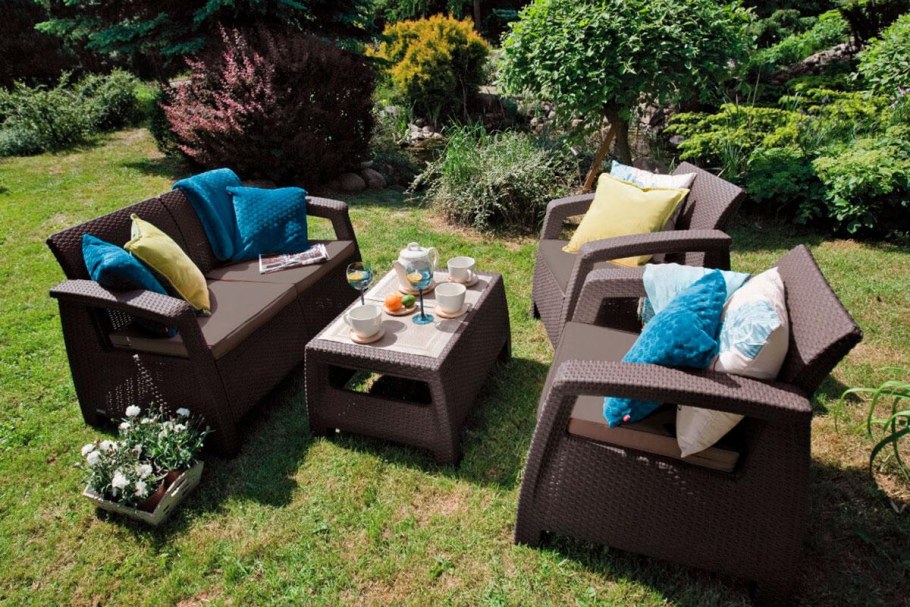 Keter Corfu Set коричневый 223201