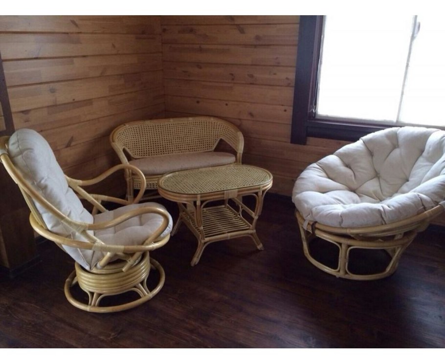 Мопассан кресло ротанг