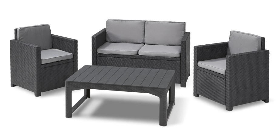 Комплект мебели Keter 236629 Salemo 2 Set, графит