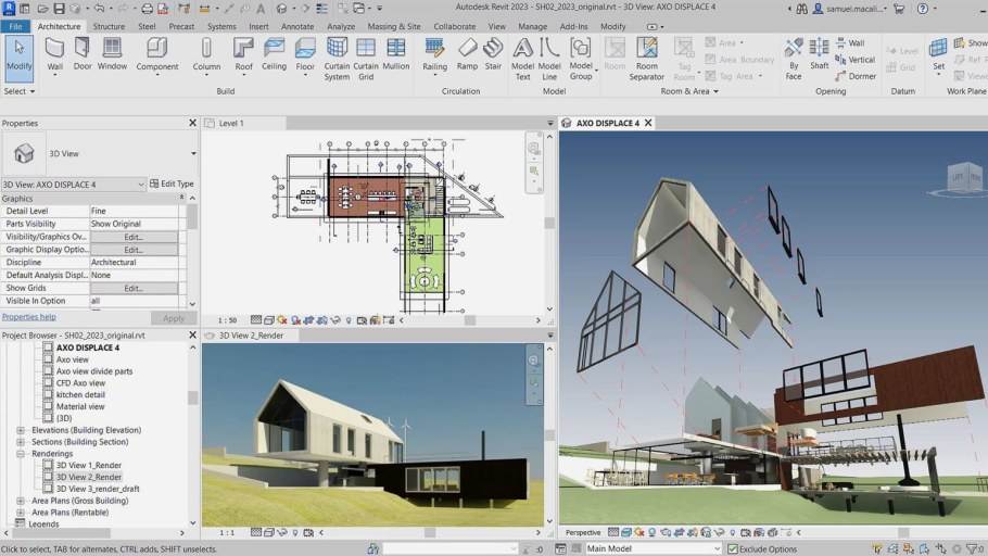 Autodesk AUTOCAD 2023 rendering