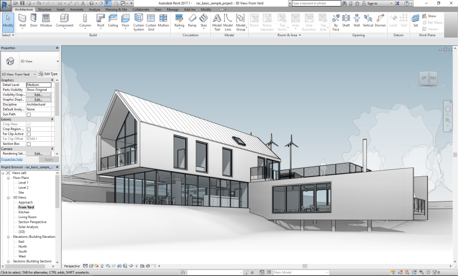 Revit Architecture здание Autodesk