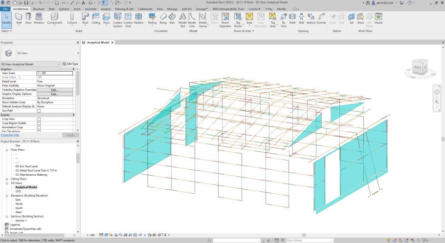 Revit таблица размеров