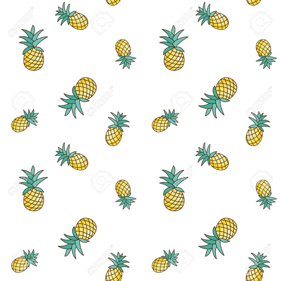 Рисунки на белом фоне фоне ногти ананас