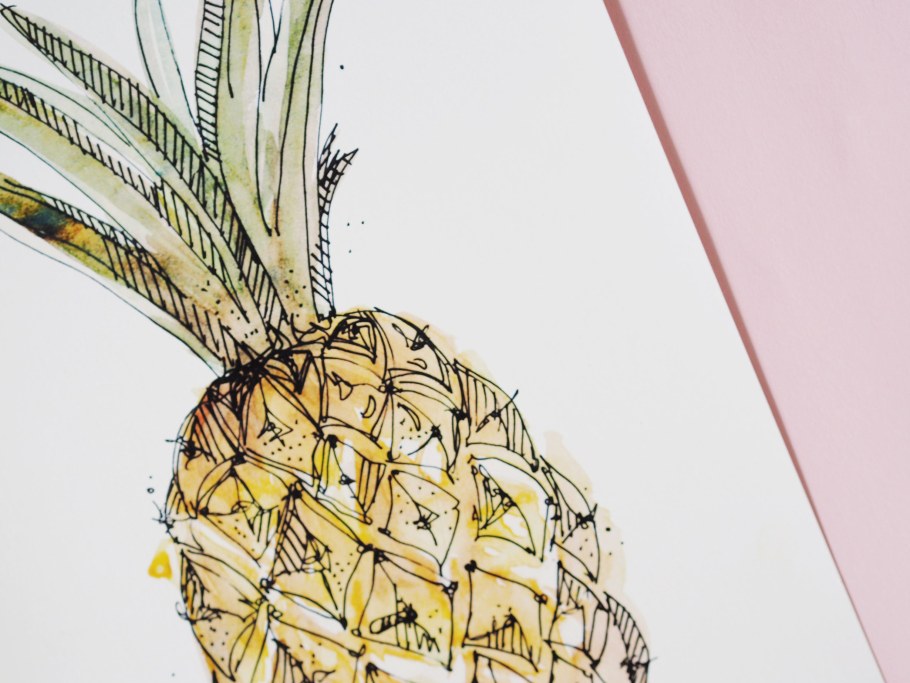 Обои ананас череп