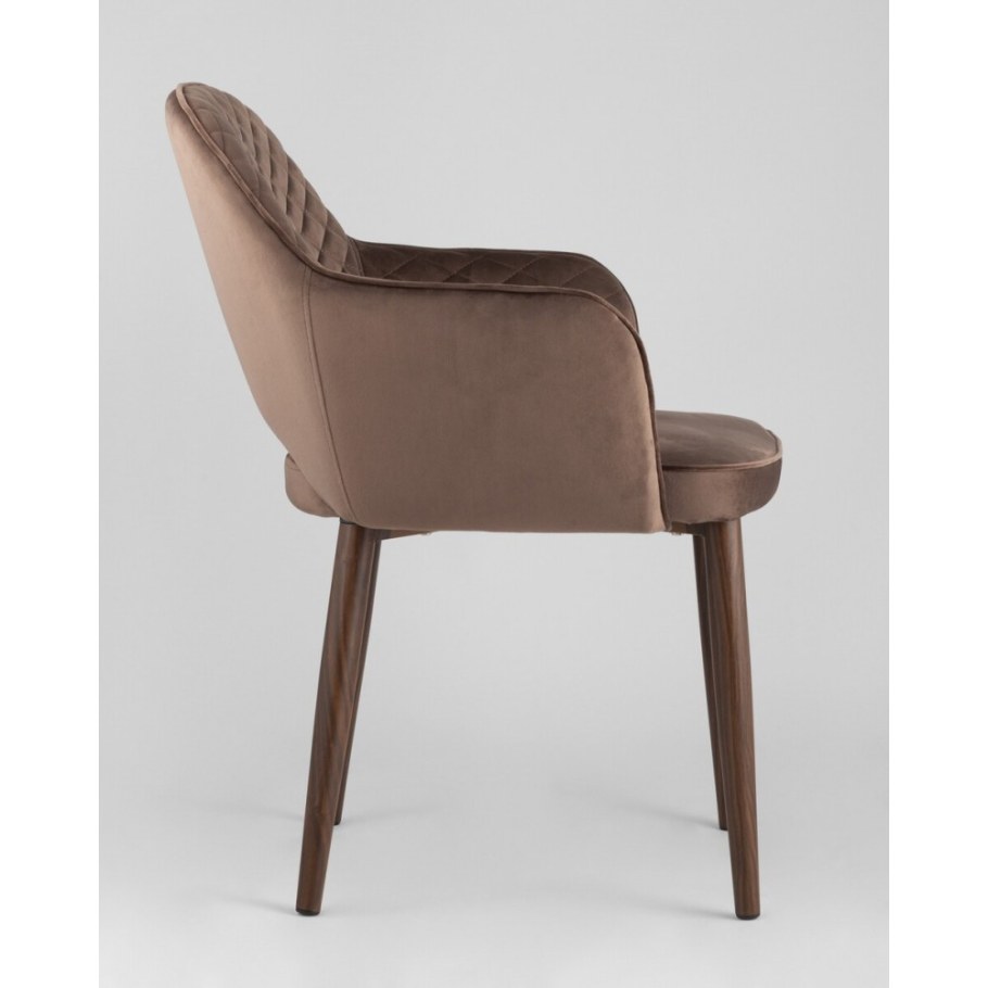 Стул Венера вельвет серый