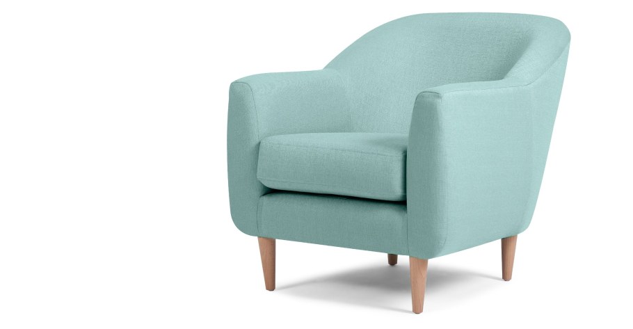 Turquoise Armchair High Tech