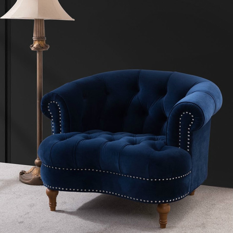 Кресло Томас Velvet Blue