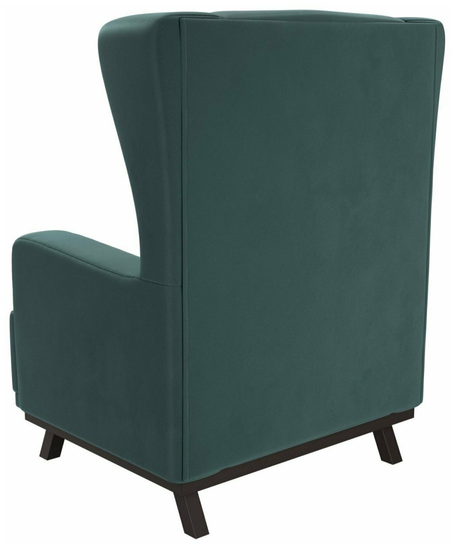 Кресло Джон велюр бирюзовый