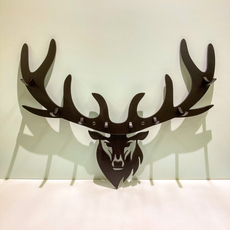 Декоративные рога вешалка