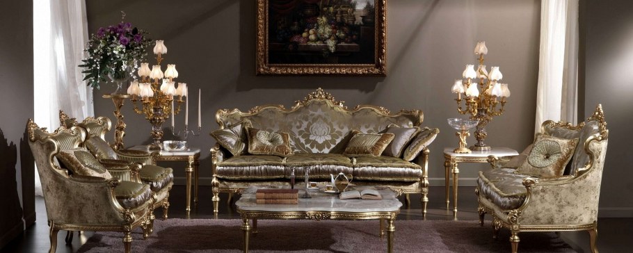Диван Барокко в современном интерьере