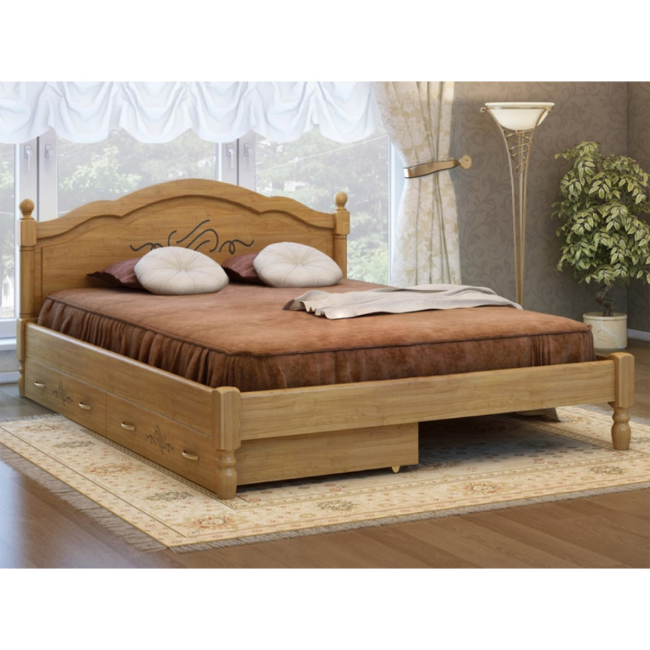 Кровать Рим (массив бука)