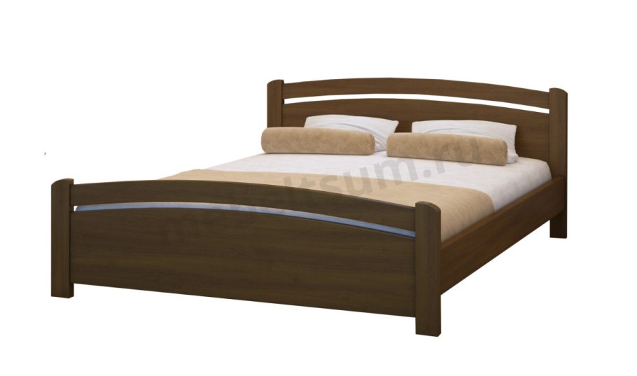 Кровать полутораспальная Виктория 120.1 120 х 200 см с ящиками венге