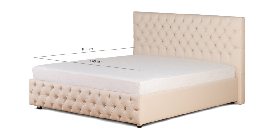 Кровать двуспальная купол тысячелетия модель 385