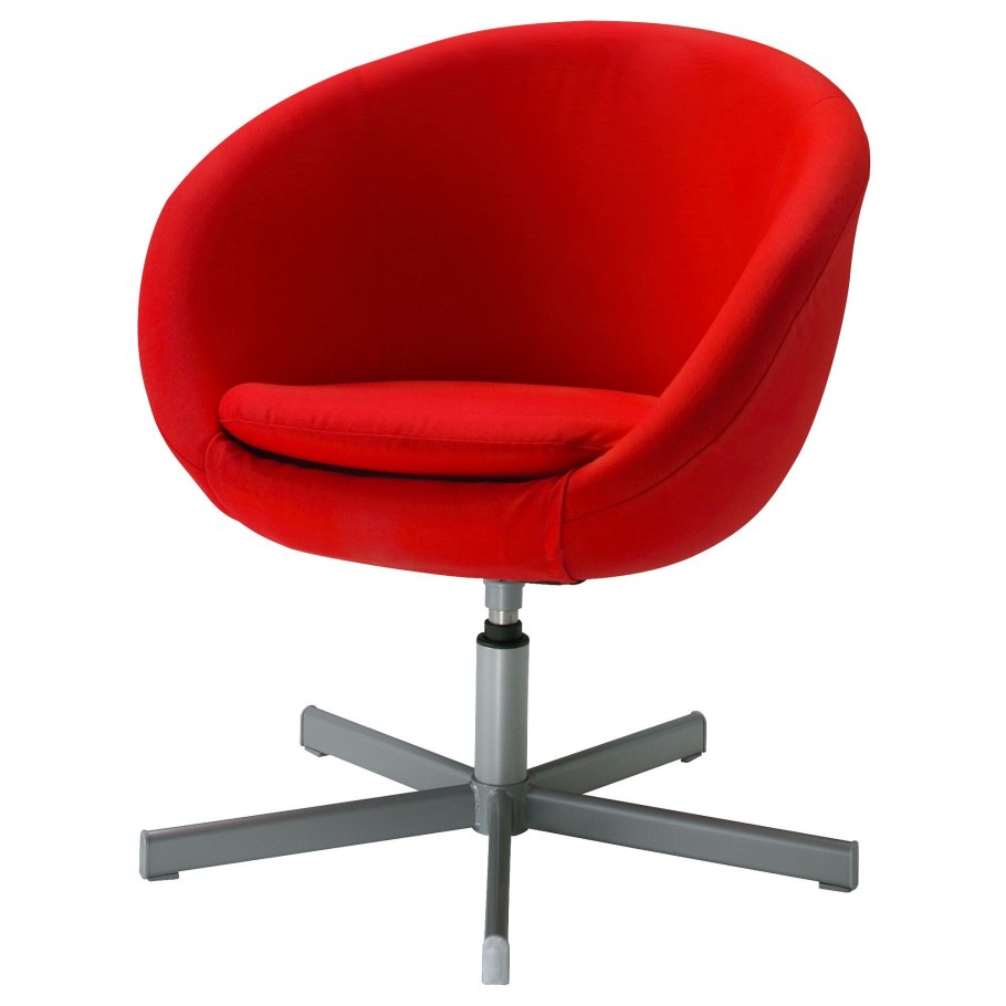 Красное кресло ikea