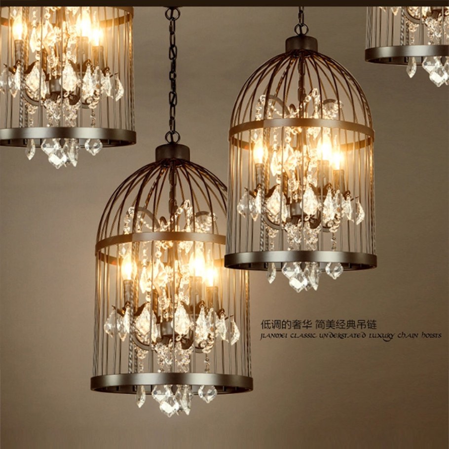 Люстра large Birdcage Crystal Chandelier