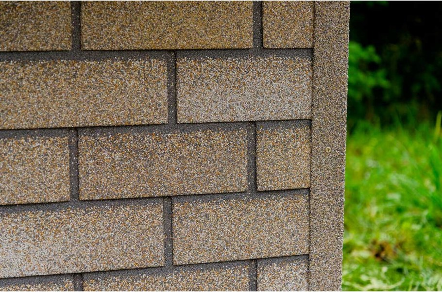 Фасадная плитка Hauberk, серо-бежевый кирпич