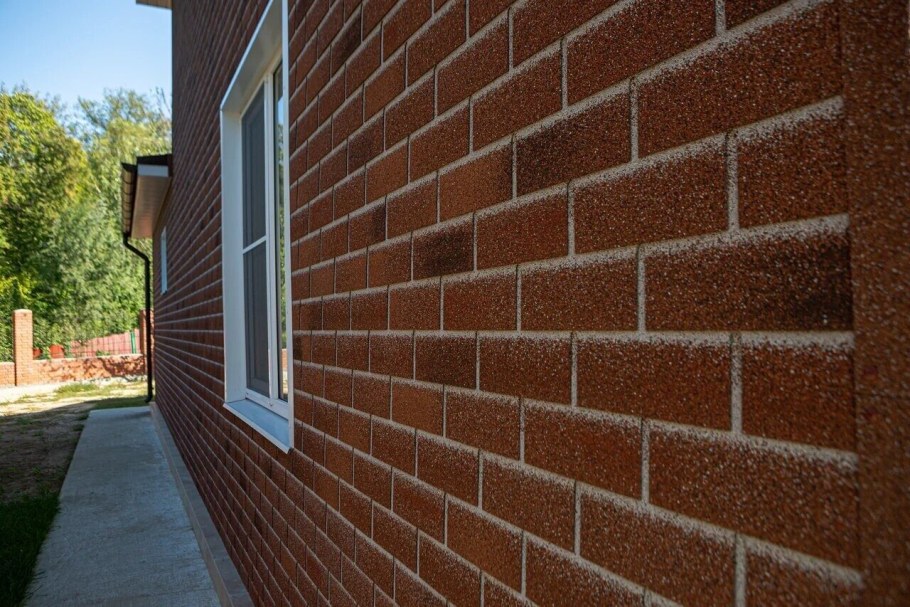 ТЕХНОНИКОЛЬ Hauberk фасадная плитка красный кирпич