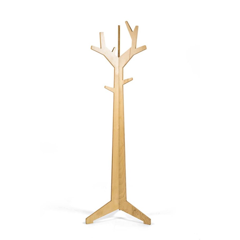 Напольная вешалка из дерева