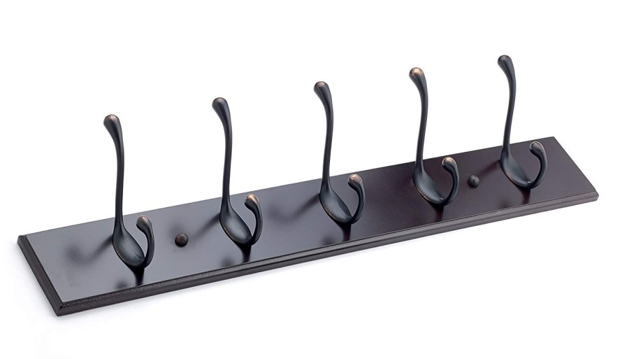 Вешалка настенная черная ретро