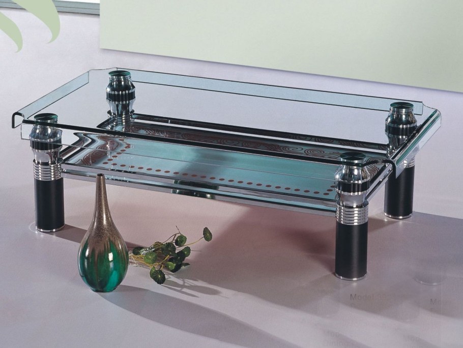 Мини столик стеклянный