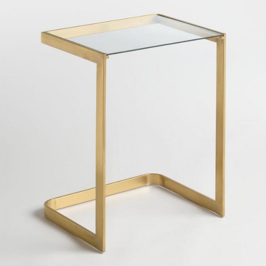 Столик придиванный стекло