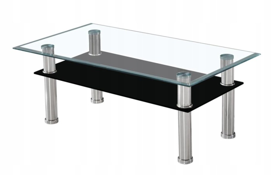 Журнальный столик из стекла