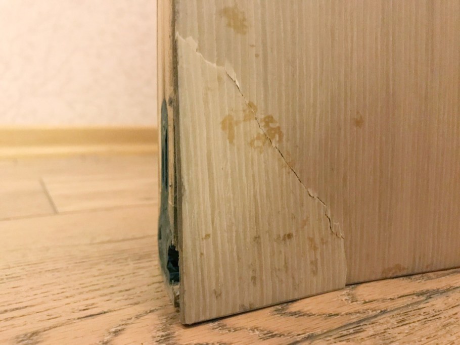 Сколы на ЛДСП