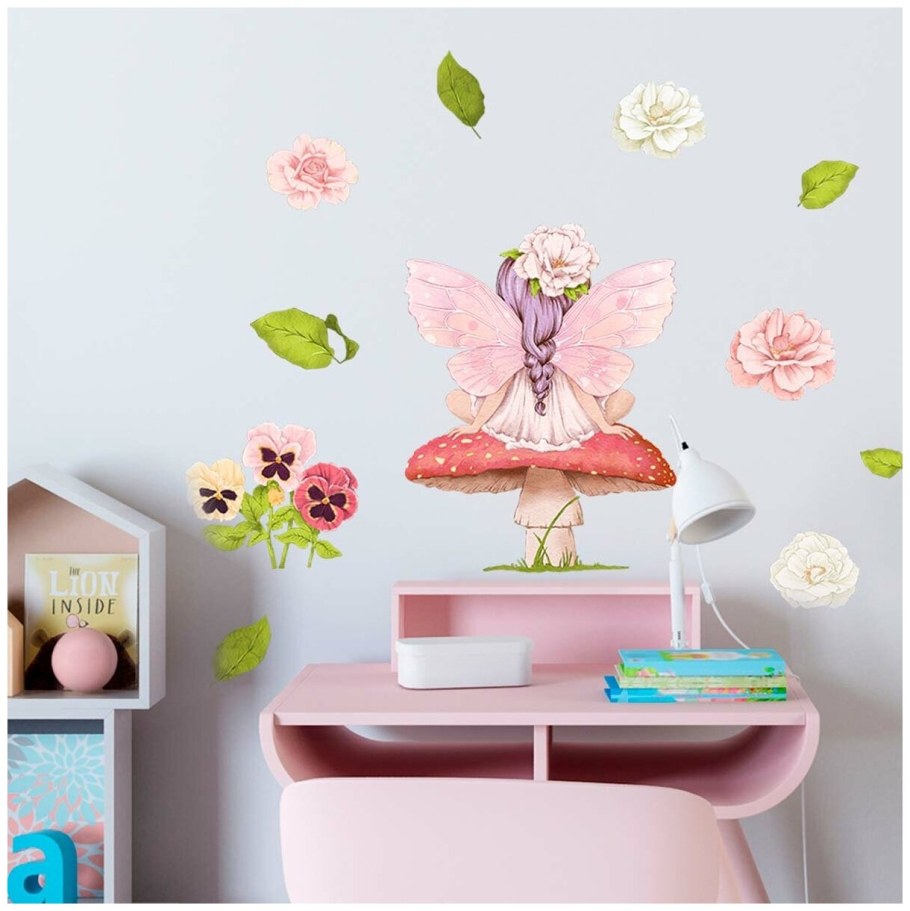 Интерьерные наклейки цветы