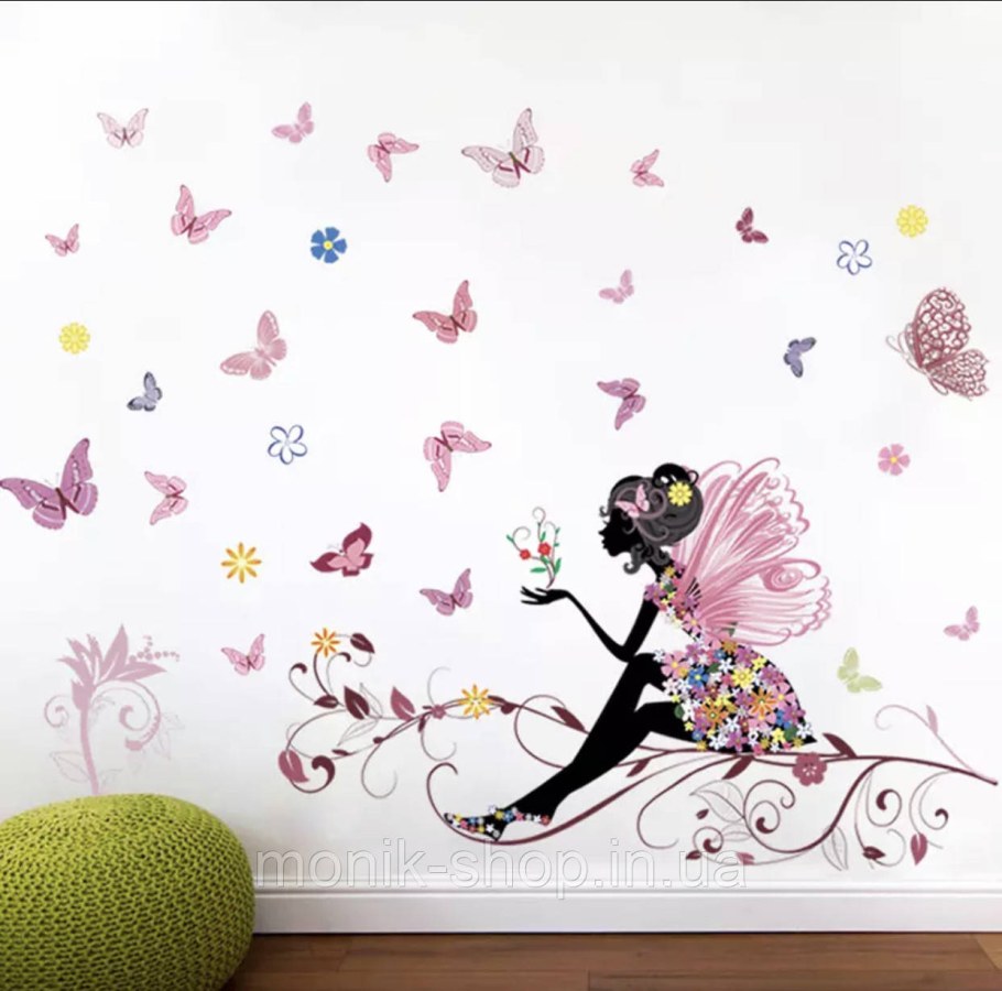 Интерьерная наклейка на стену Фея