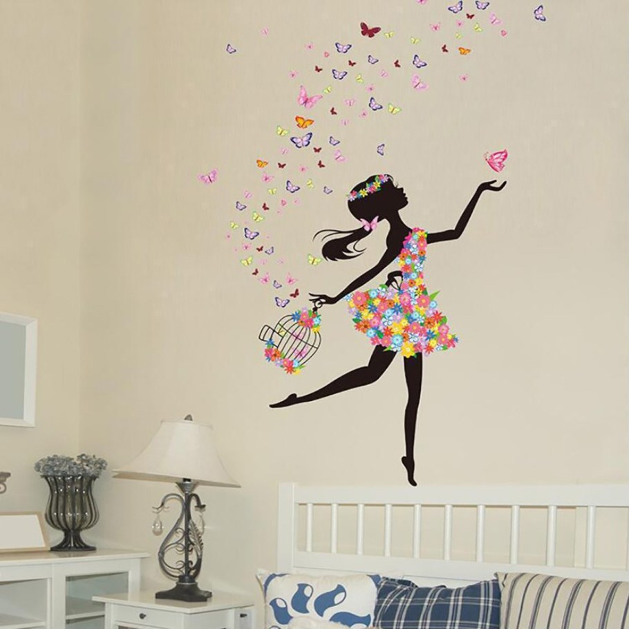 Девушка на стену украшение