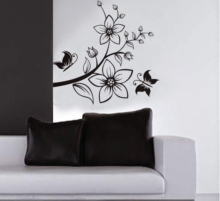 Интерьерные наклейки на стену в прихожую