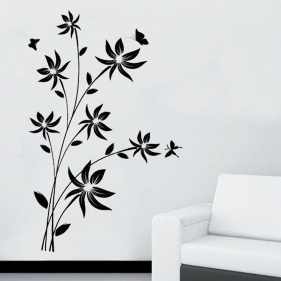 Наклейки на стену черные