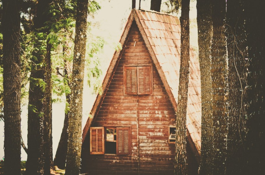 Винтажный домик на дереве