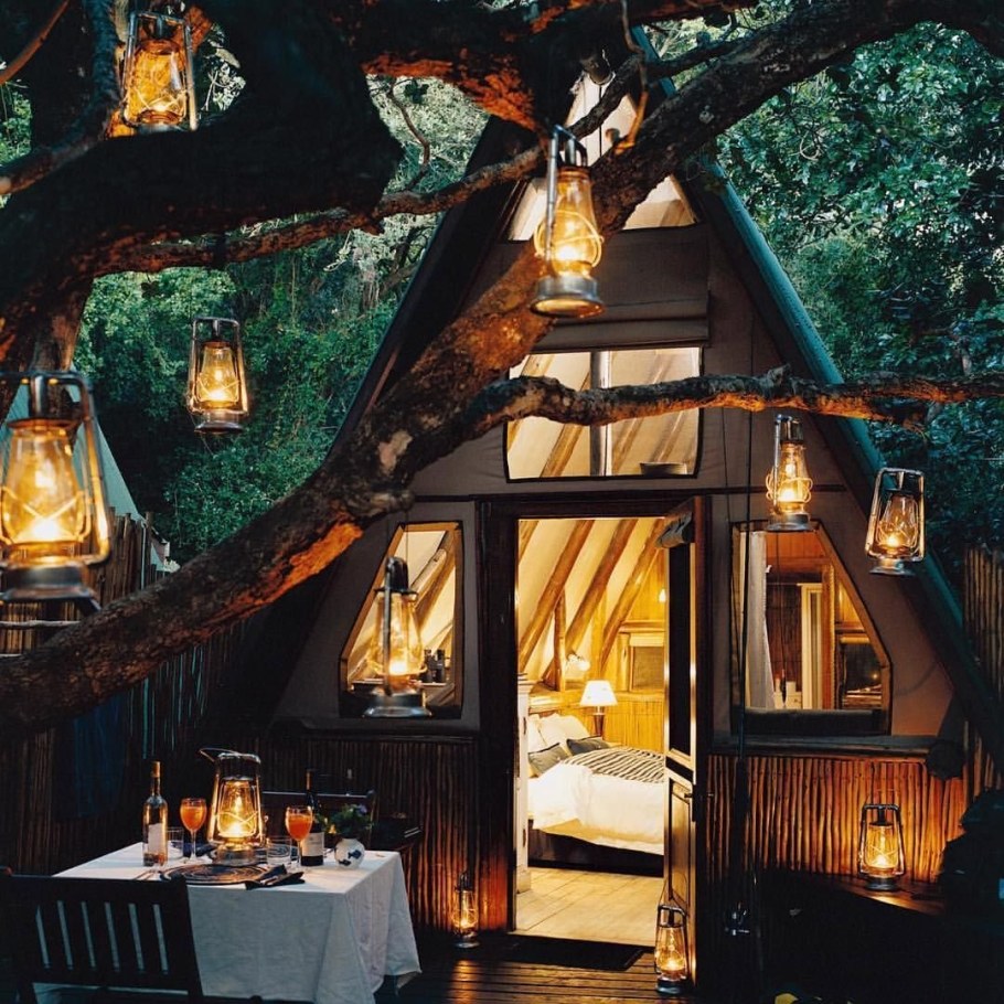 Уютный домик шалаш