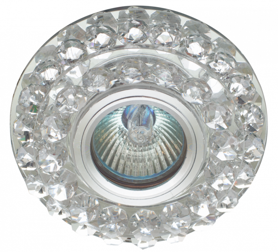 Встраиваемый светильник de fran ft 837ak CHS, хром / серый