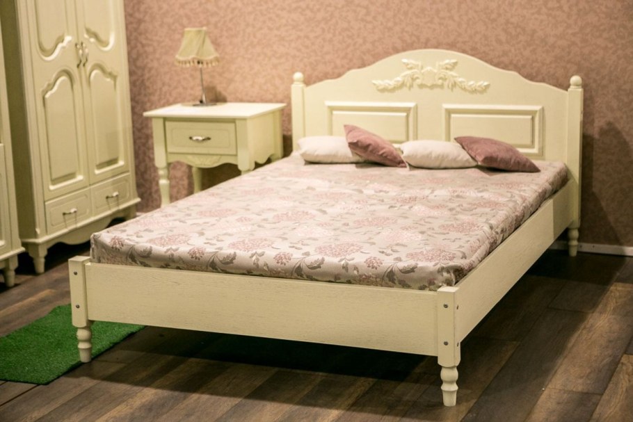 Кровать двойная Фиерта 4-02.1 160 на 200 с низким изножьем