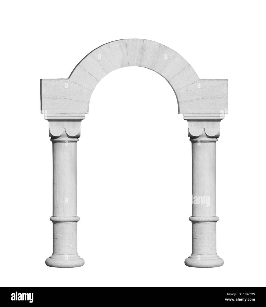 Арка на белом фоне