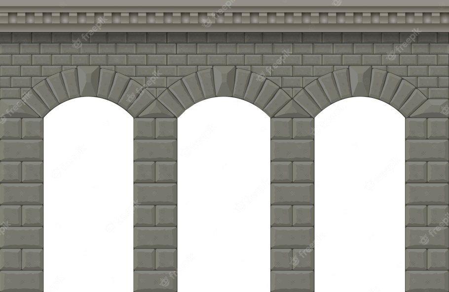 Окно аркой на прозрачном фоне