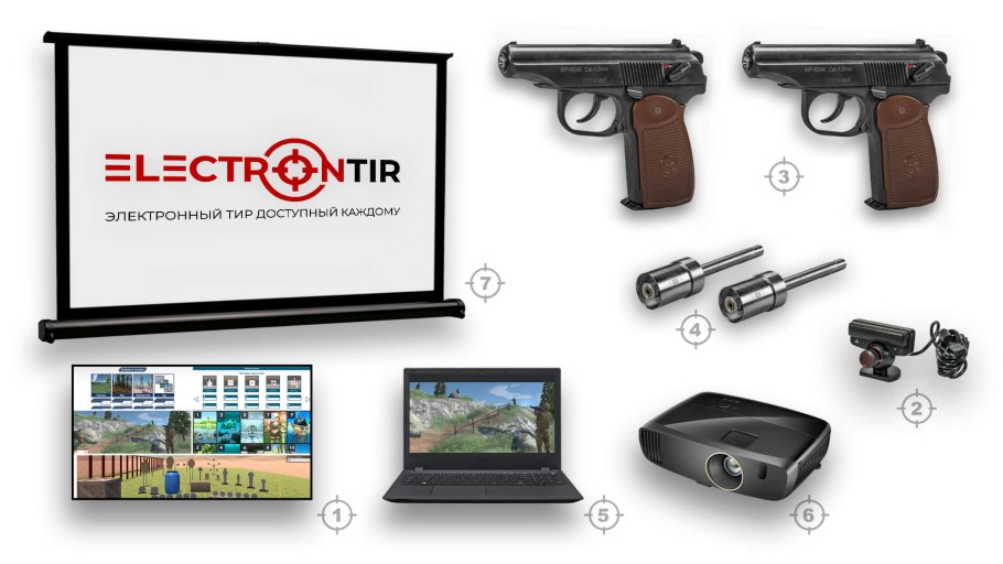 Лазерный тир электрон