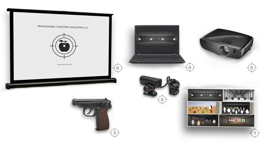 Стрелковый тренажер тир электрон